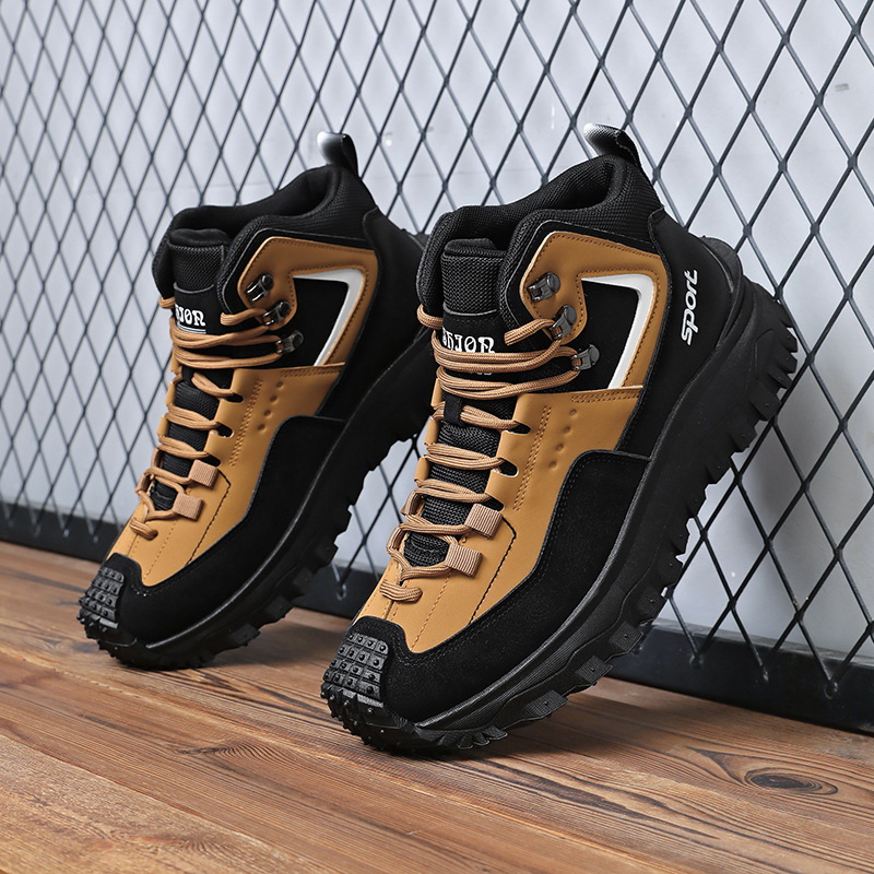 Men'S Shoes No Laces - Sepatu Hiking Pria Lebar Anti Selip