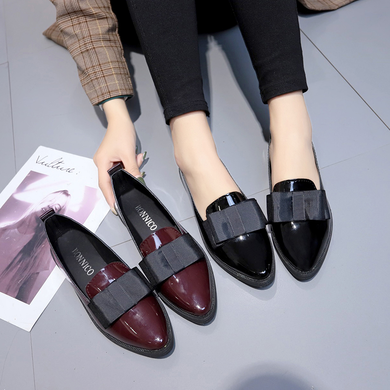 Dress Shoe Pointed - Sepatu Flat Berujung Runcing dari Kulit
