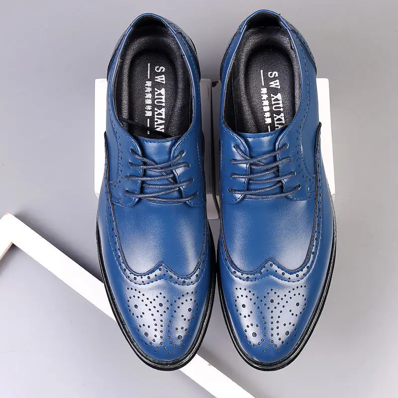 Men Shoes Official - Sepatu sosial sepatu Formal ujung lancip