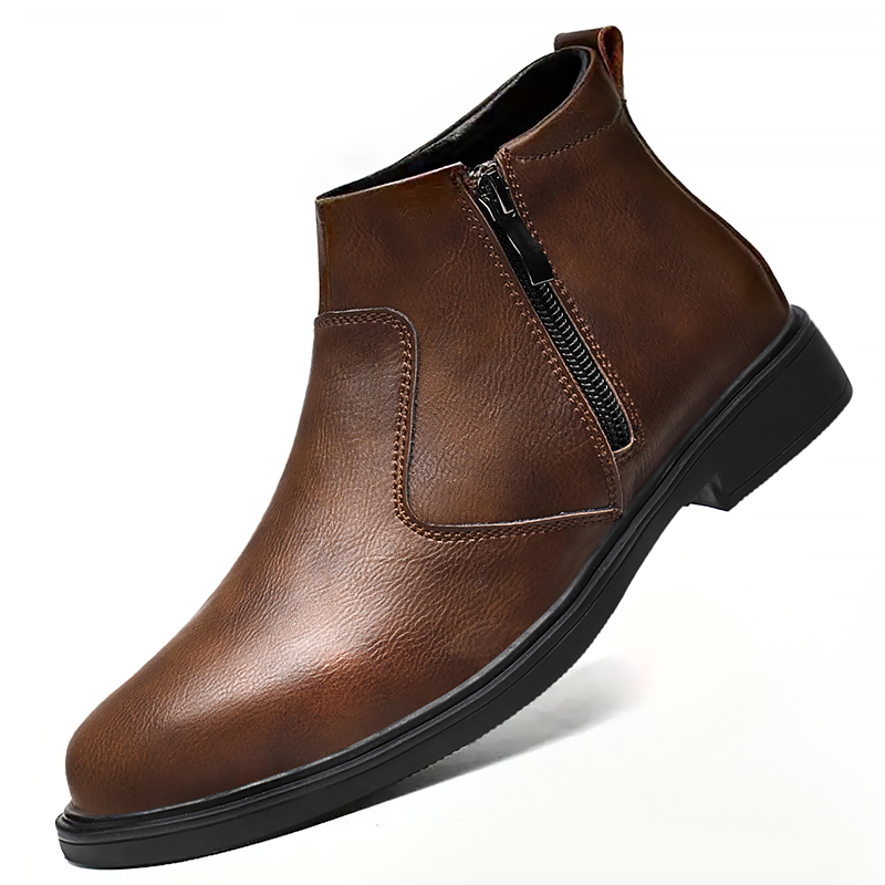 Men Shoes Trends - Sepatu Kulit High-Top Baru Musim Gugur