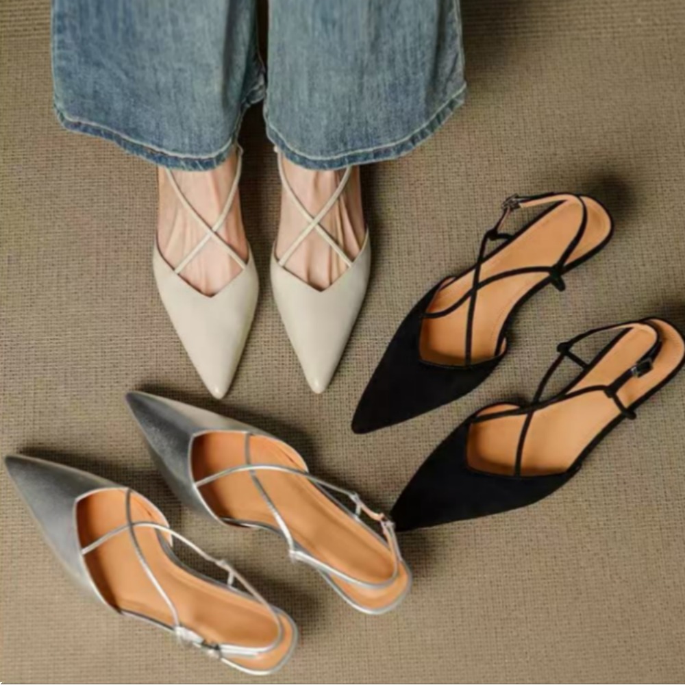 Dress Shoe Pointed - Sepatu Mule Wanita Model Baru 2026,