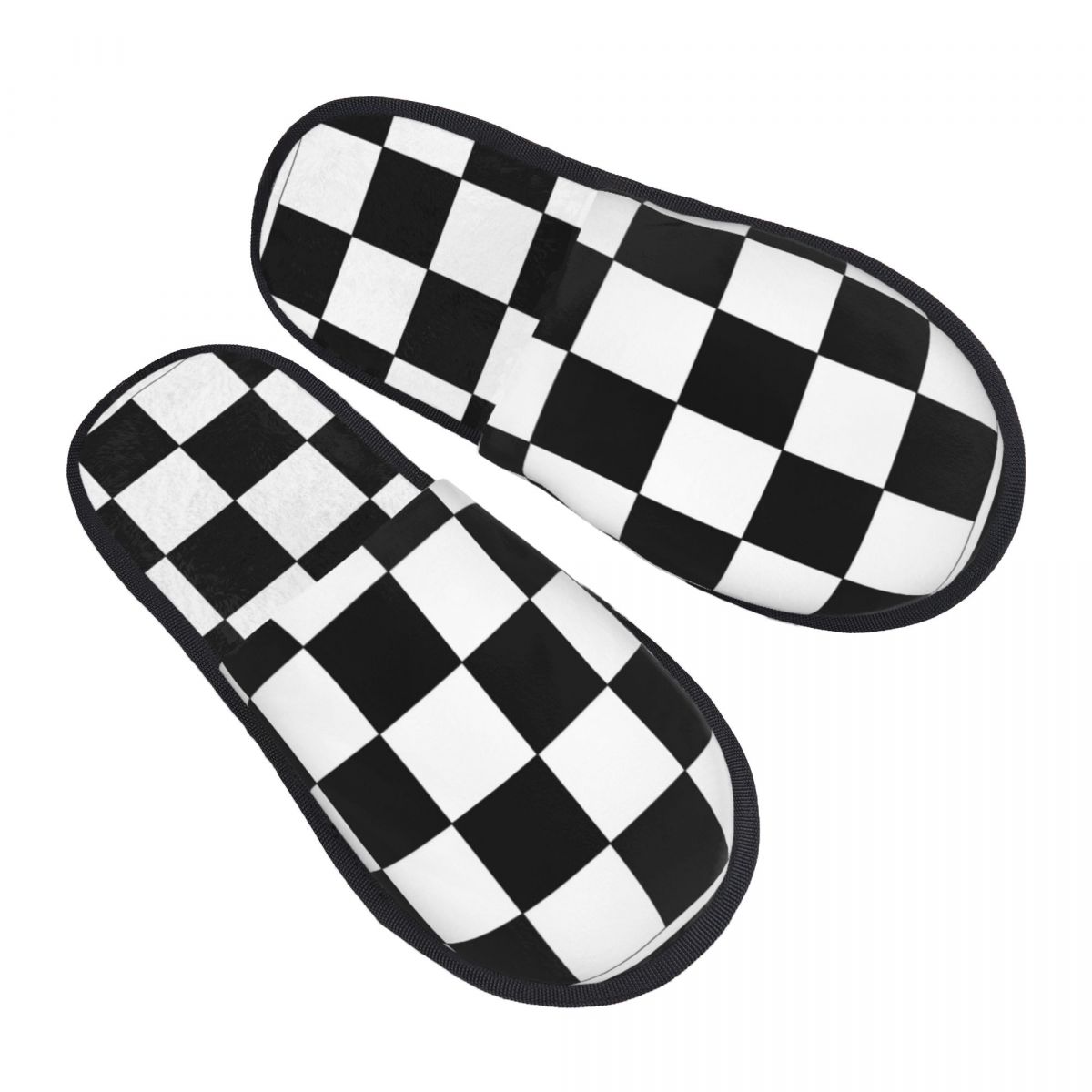 Men Shoes Illustration - Sandal Datar Anti Selip Motif Papan