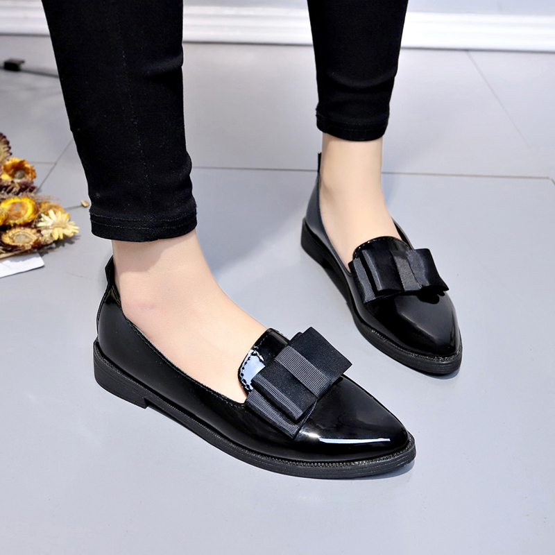 Sepatu Flat Berujung Runcing d - Dress Shoe Pointed ulasan dan harga