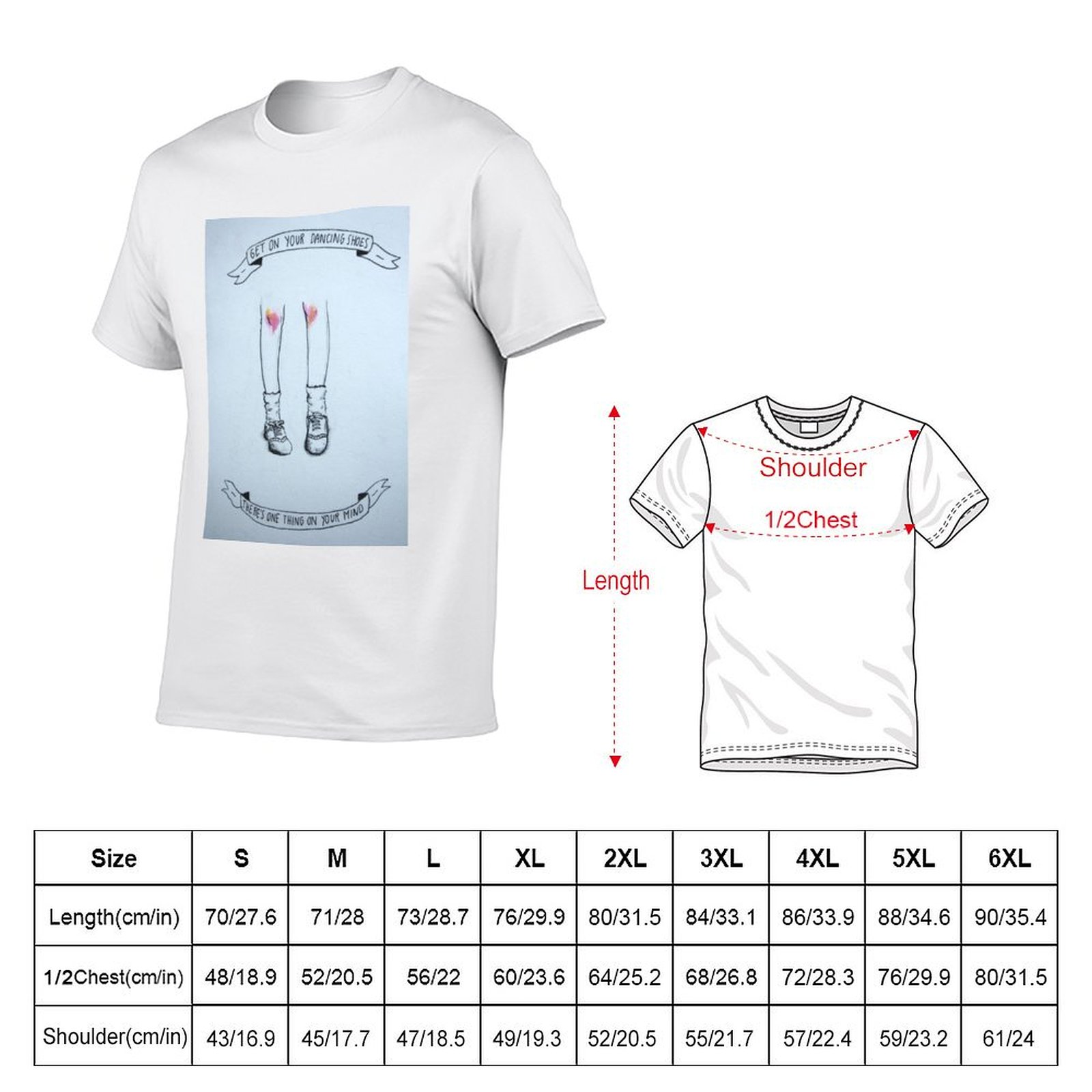 Kaos dengan Ilustrasi Sepatu D - Men Shoes Illustration ulasan dan harga