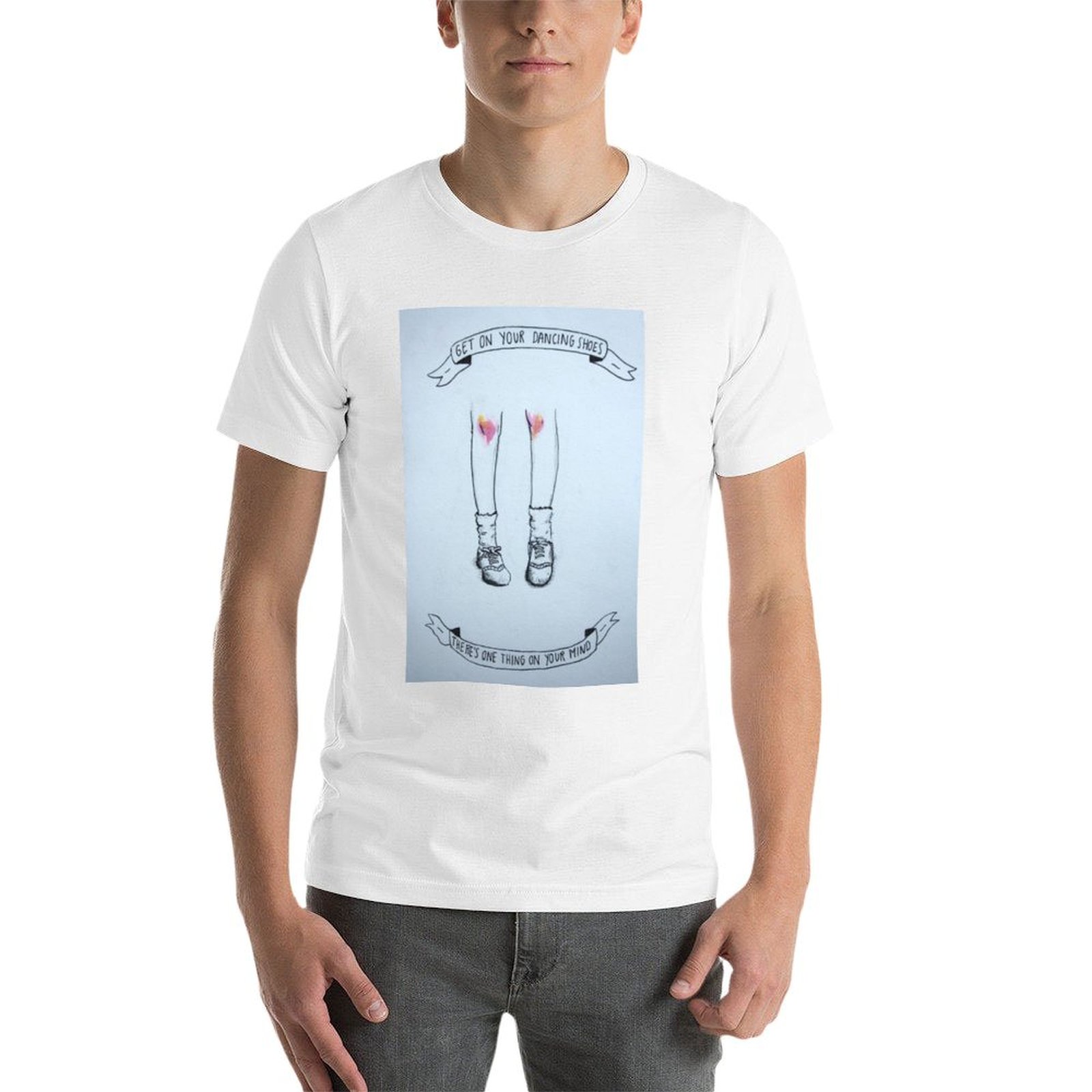 Kaos dengan Ilustrasi Sepatu D - Men Shoes Illustration ulasan dan harga