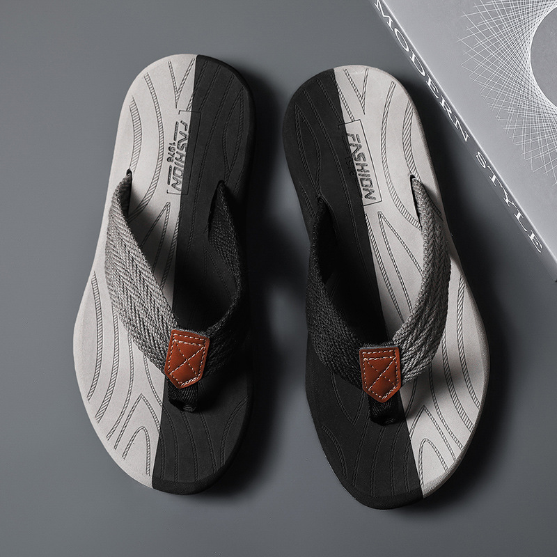 Sandal Jepit Pria Bergaris Any - Flip Flop Beach Men ulasan dan harga