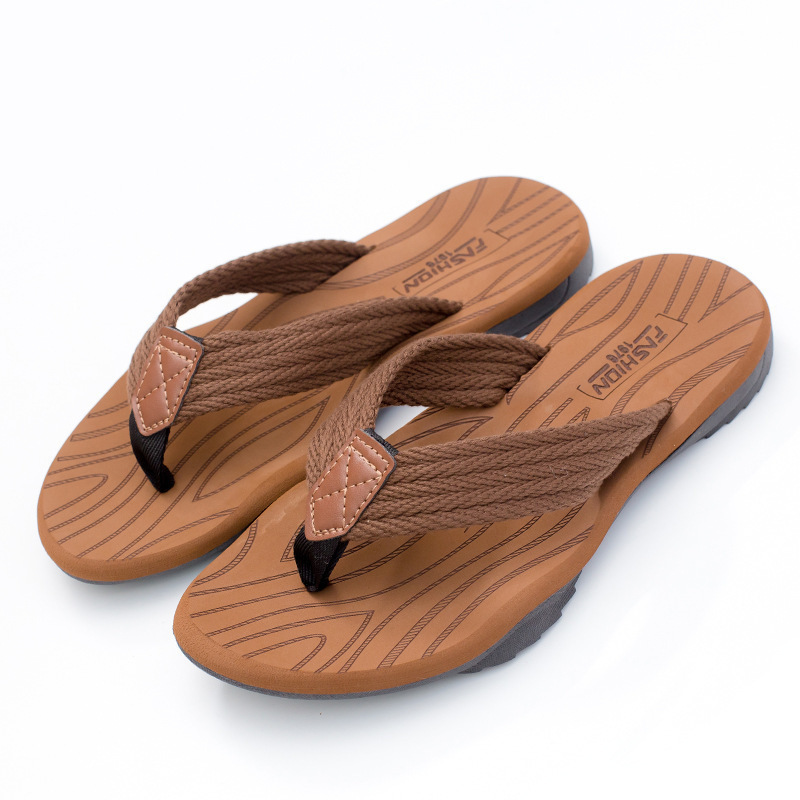 Sandal Jepit Pria Bergaris Any - Flip Flop Beach Men ulasan dan harga