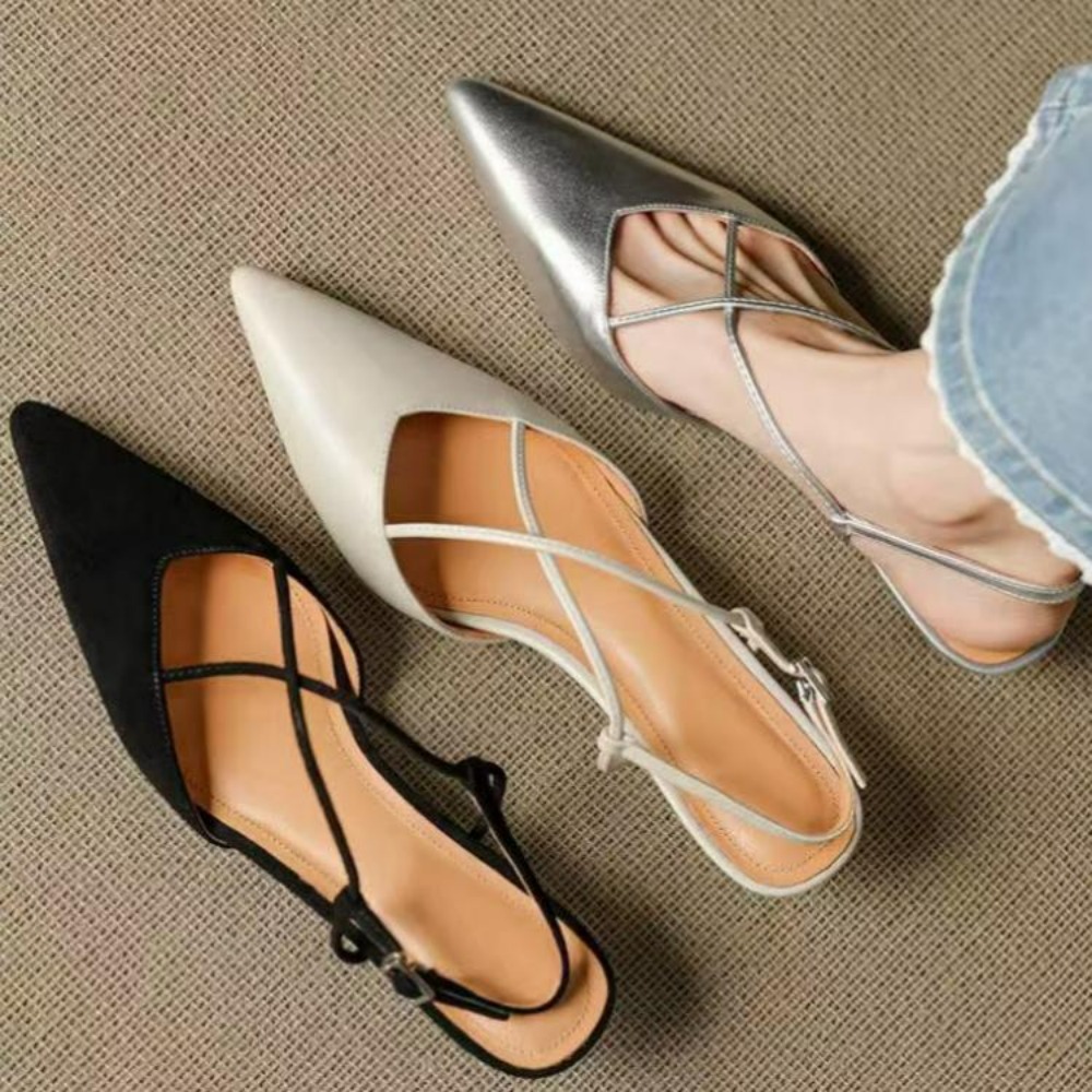 Sepatu Mule Wanita Model Baru  - Dress Shoe Pointed ulasan dan harga