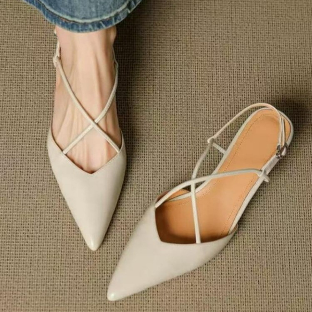 Sepatu Mule Wanita Model Baru  - Dress Shoe Pointed ulasan dan harga