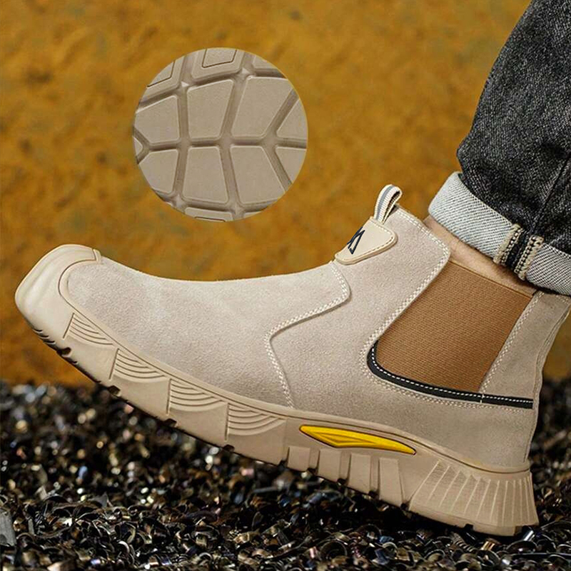 Sepatu Kerja dengan Ujung Baja - Men'S Shoes No Laces ulasan dan harga