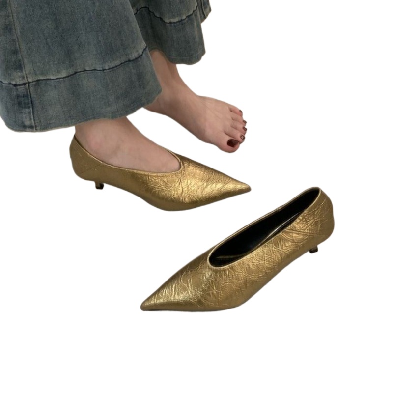 Sepatu Wanita Hak Tipis Ujung  - Dress Shoe Pointed ulasan dan harga