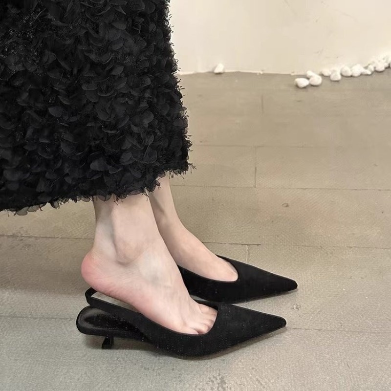 Sepatu Sandal Wanita Slip On M - Dress Shoe Pointed ulasan dan harga