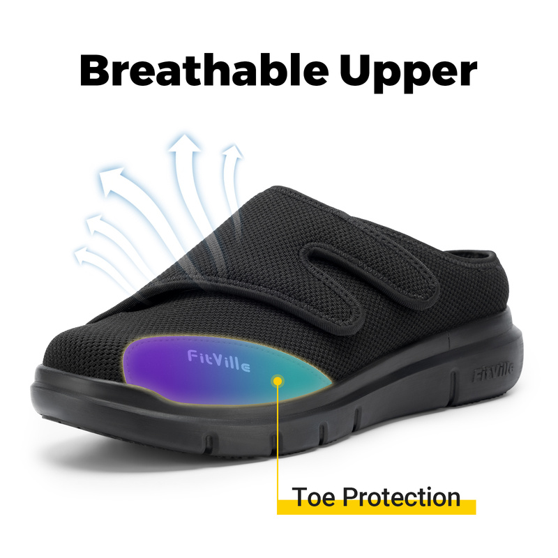 FitVille Sandal Setengah untuk - Men'S Shoes Diabetic ulasan dan harga
